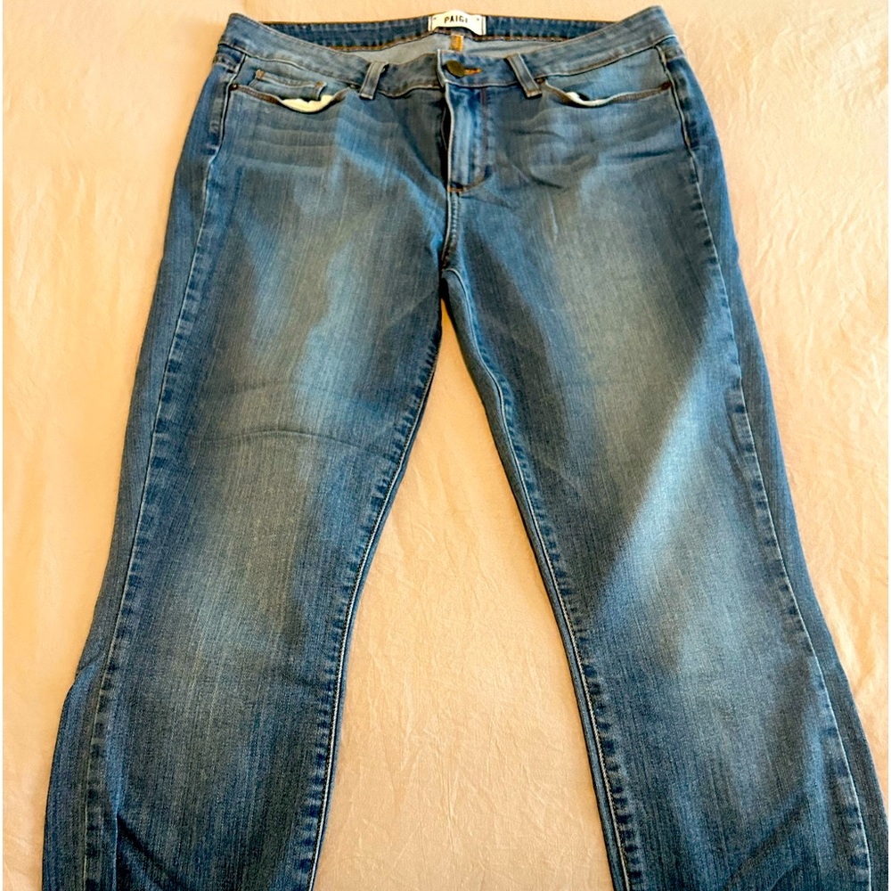 These are a medium wash skinny ankle jean super soft!